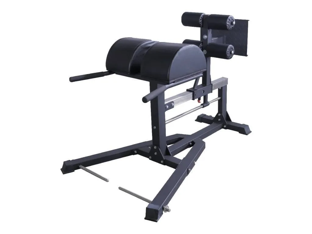 Crossmaxx GHD Pro Glute Ham Developer, sort, 150×97×105 cm